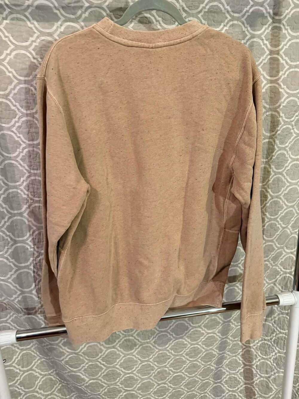 Nike Sportswear Revival Fleece Crewneck Sweatshirt Tan Size M